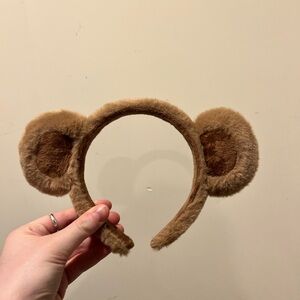 Cute Brown Furry Headband with Ears